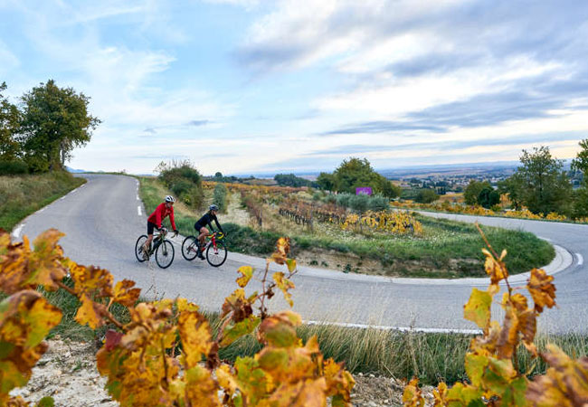 Vélo en Provence en automne