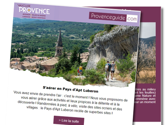 Newsletter Vaucluse Tourisme