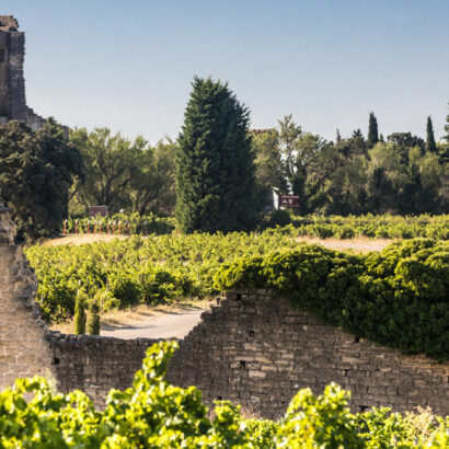 Route des châteaux autour d'Avignon