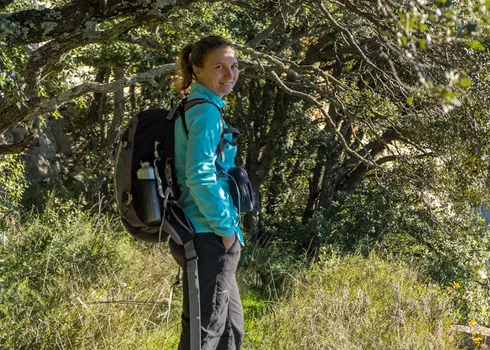 Jessy Juillard, accompagnatrice rando en Vaucluse