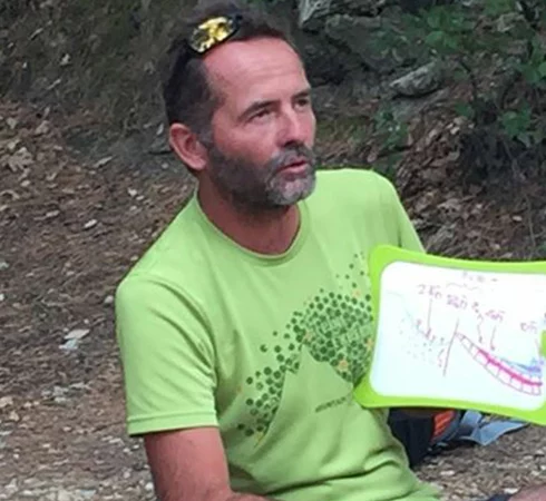 Olivier Léonard, guide rando en Vaucluse