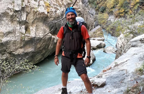 Philippe Gourdin, guide rando en Vaucluse