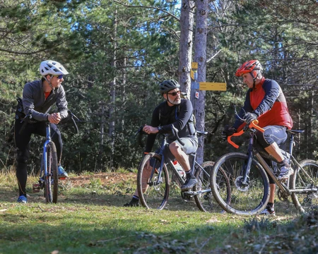Sortie vélo avec un guide  © Hocquel