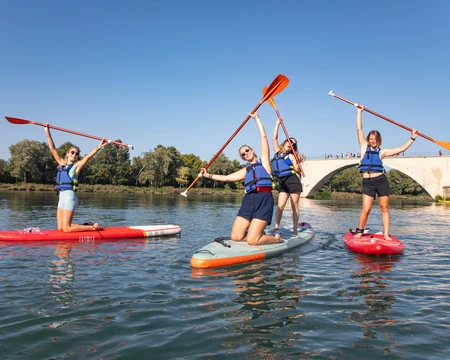 Paddle sur le Rhône  © Hocquel