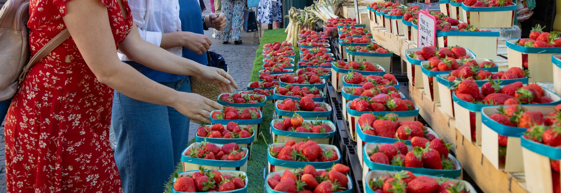 Marché aux fraises  © Hocquel