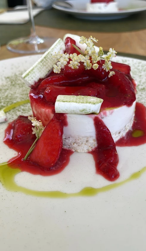 Vacherin glacé à la fraise  © Tardieu