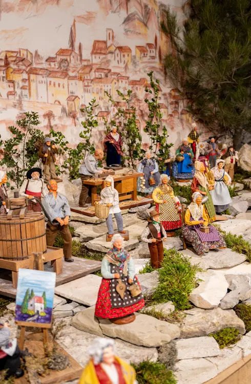 Crèche à Séguret  © Cortez