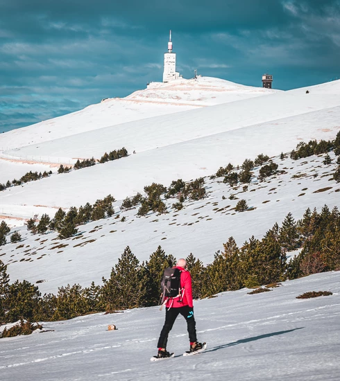 Balade en raquettes au Mont Ventoux  © LezBroz