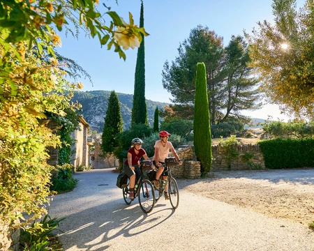 A vélo dans le Luberon  © Rosso