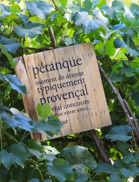 Panneau pétanque  © Hocquel