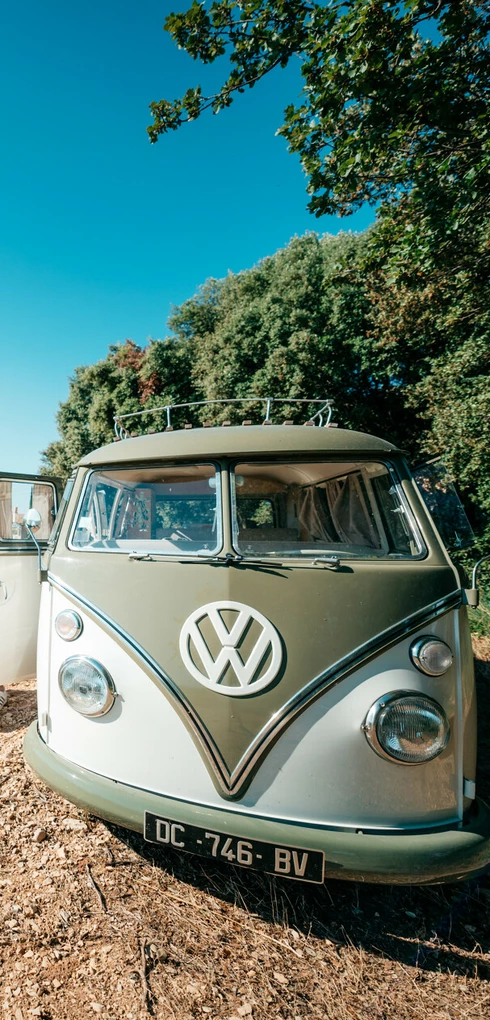 Combi dans les vignes de La Tourade  © O'Brien