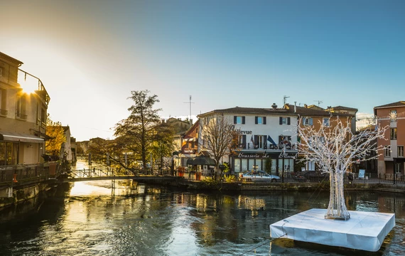 Isle sur la Sorgue en hiver  © Kessler