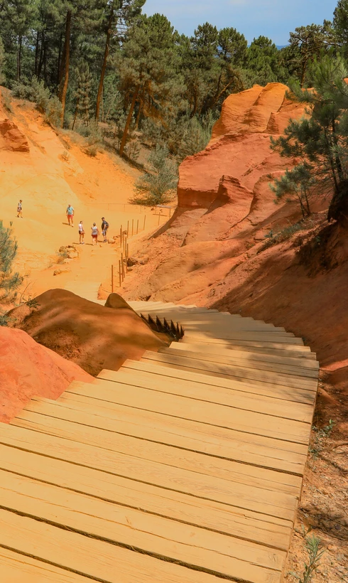 Sentier des ocres à Roussillon  © Hocquel