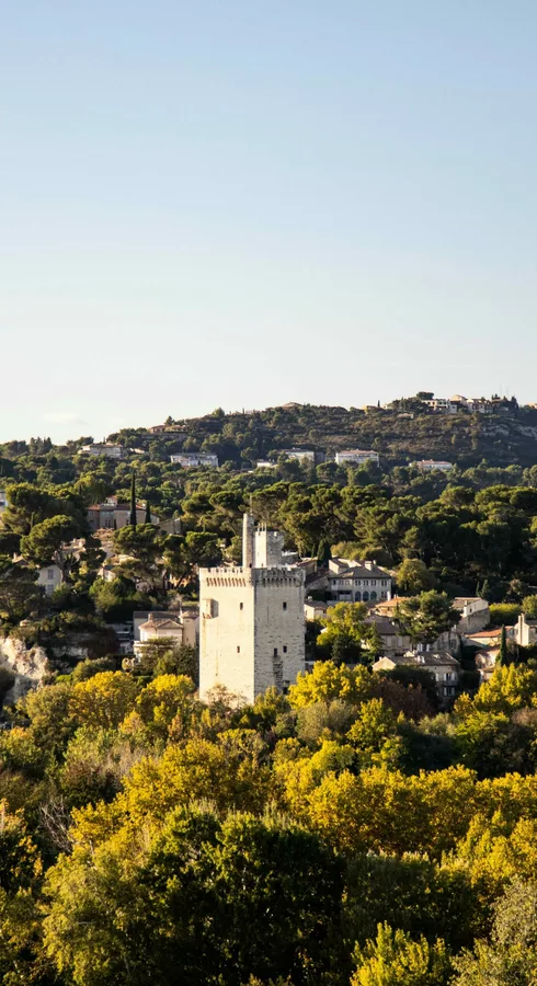 La Tour Philippe Le Bel depuis le rocher des Doms à Avignon  © De beaux lents demains