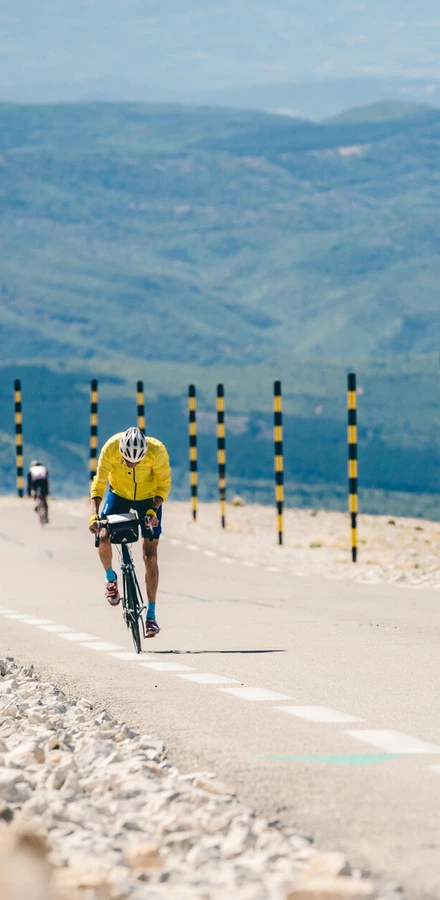 Cycliste au Mont-Ventoux  © O'Brien