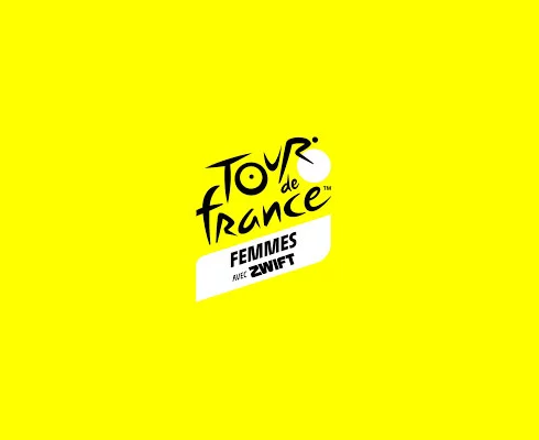 Logo du Tour de France Femmes avec Zwift