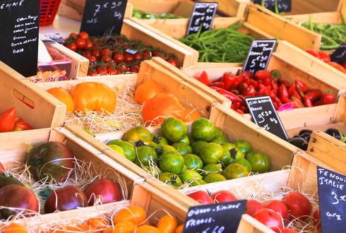 Marché de Sault en Vaucluse  © Hocquel