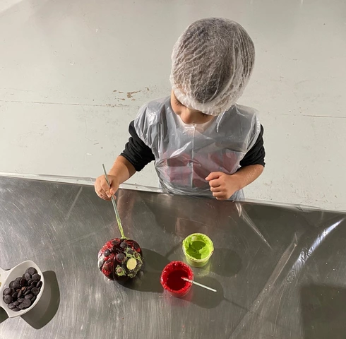 Atelier chocolat à Castelain  © Tardieu